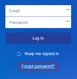 Click Forgot Password
