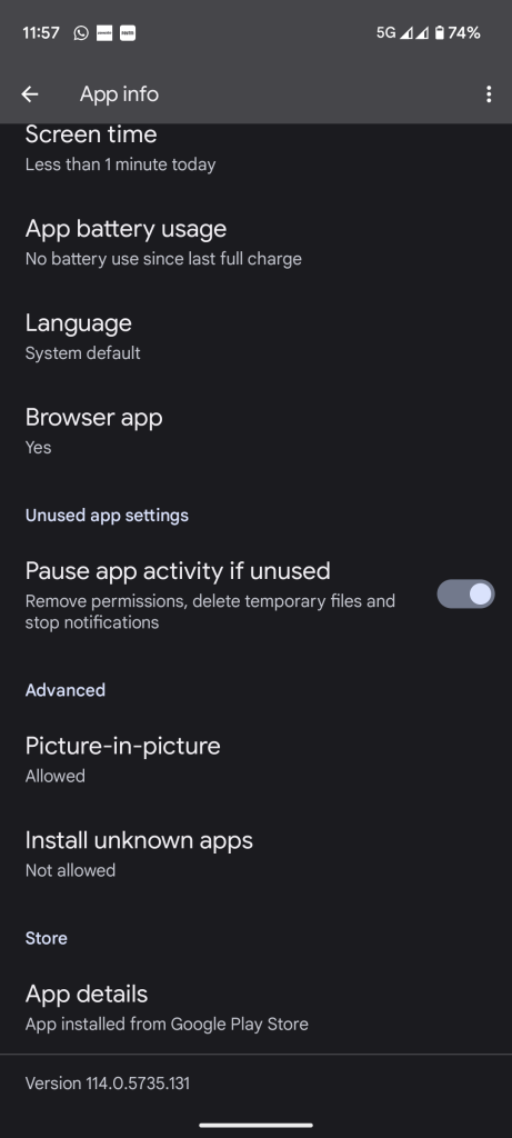 Select Install unknown apps 