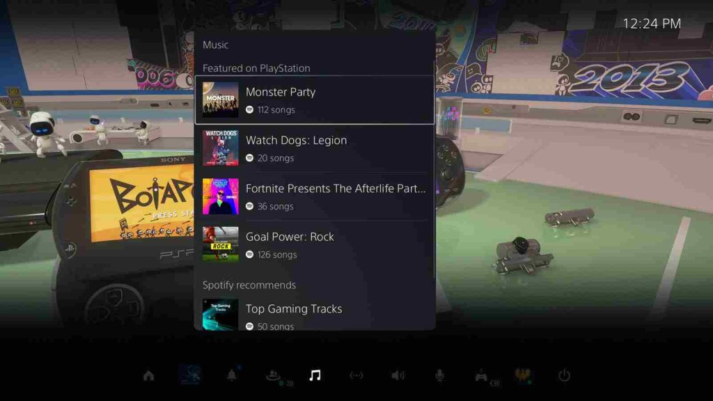 Play games while listening to Spotify