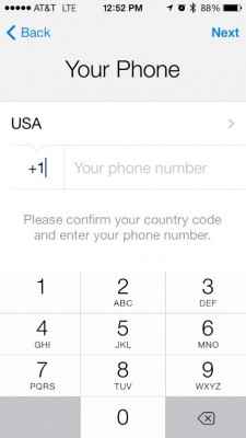Enter your Phone number