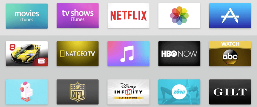 Navigate Apple TV App Store