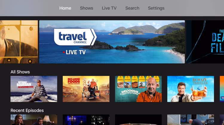 Watch Travel Channel on Apple TV 