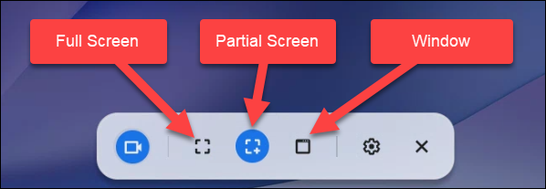 Options to record a screen on Chromebook