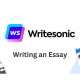 How to write an essay using Writesonic