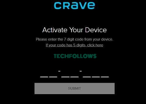 Activate Crave TV