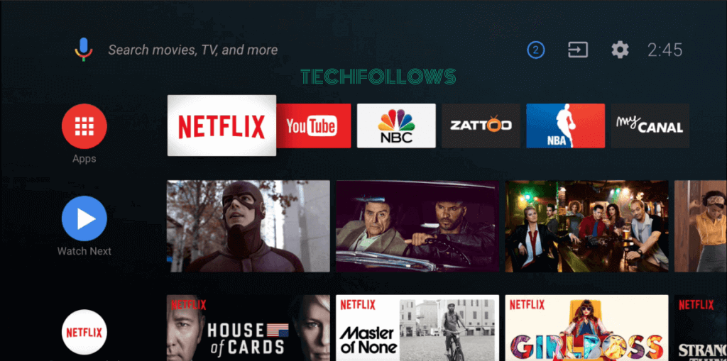 Install YouTube TV on Android TV