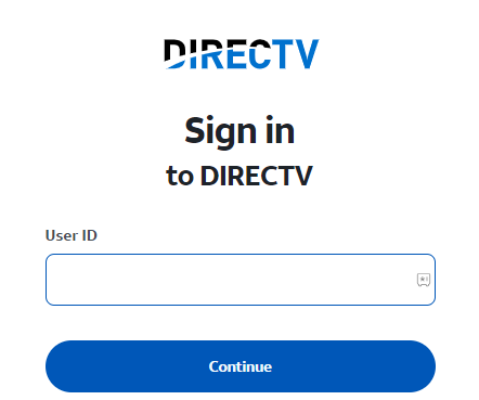 Sign in with your DirecTV Stream account 