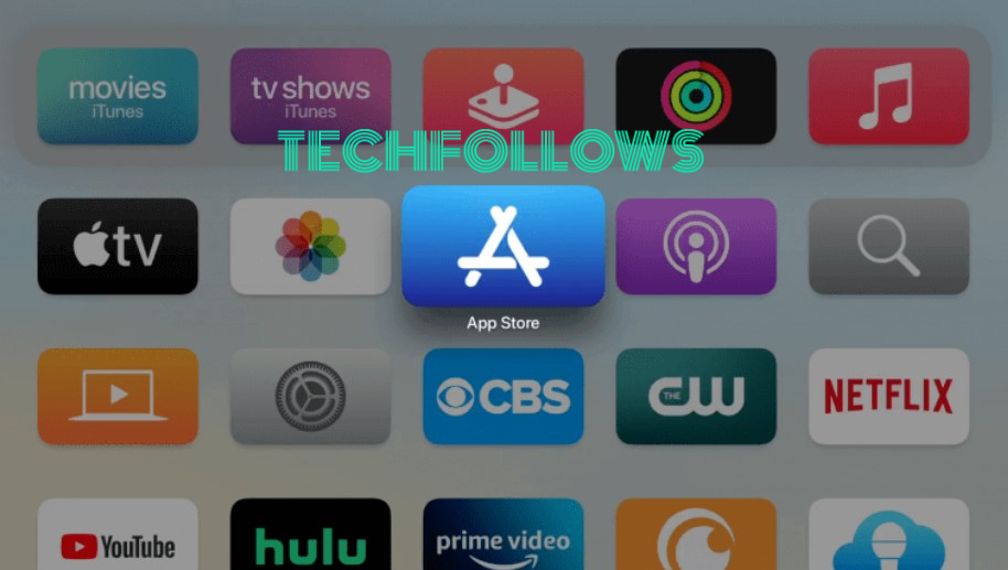 Open App Store on Apple TV