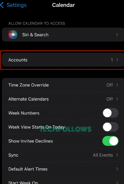 Select Accounts