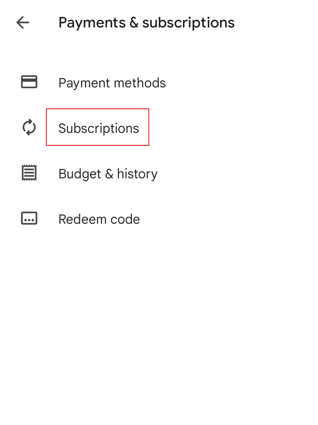 Select Subscriptions
