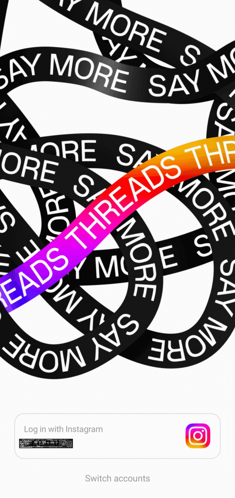 Launch the Threads app