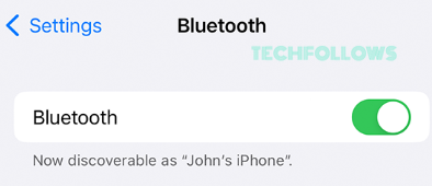 Enable Bluetooth 