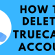 How to delete Truecaller account