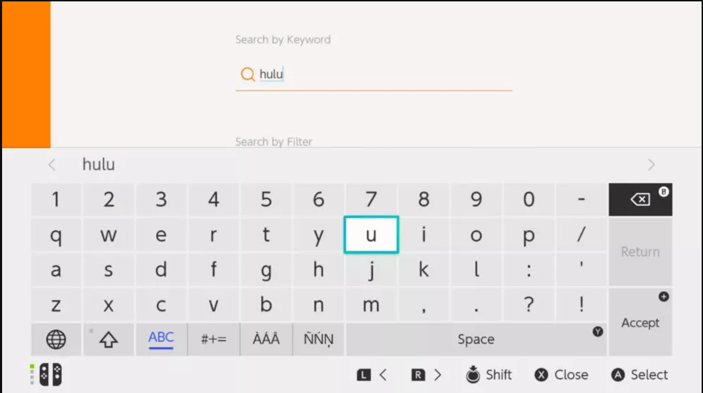 Search for Hulu