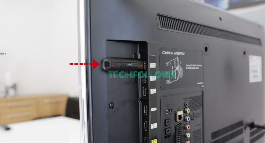 Connect a USB drive
