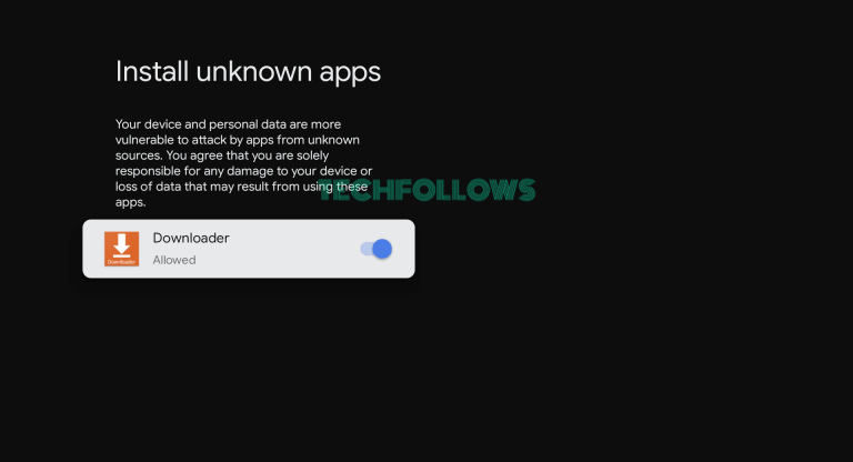 Enable Downloader on Google TV