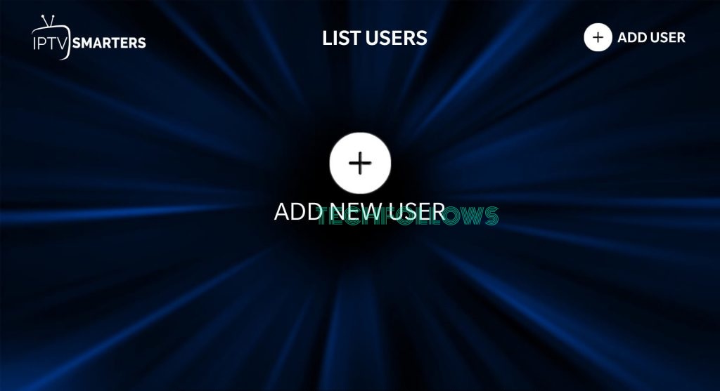 Tap Add New user 