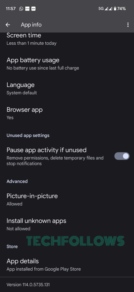 Choose Install Unknown Apps