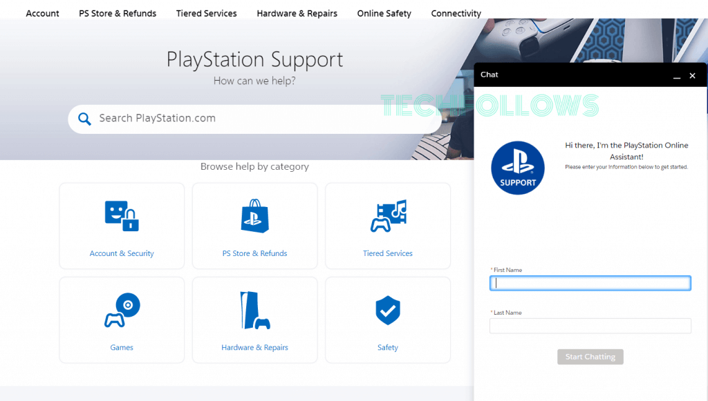 PlayStation Support 