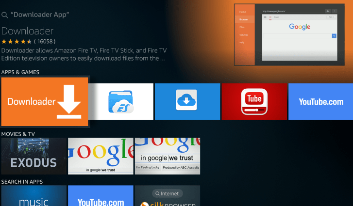 Install Downloader on Firestick 
