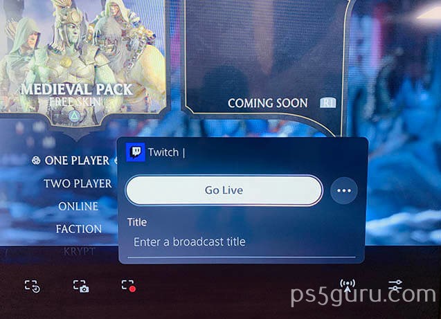How to stream Twitch on PS5