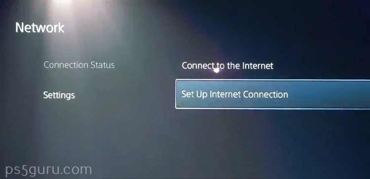 How to connect PS5 to WiFi