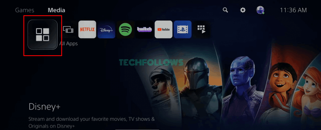 Select All Apps