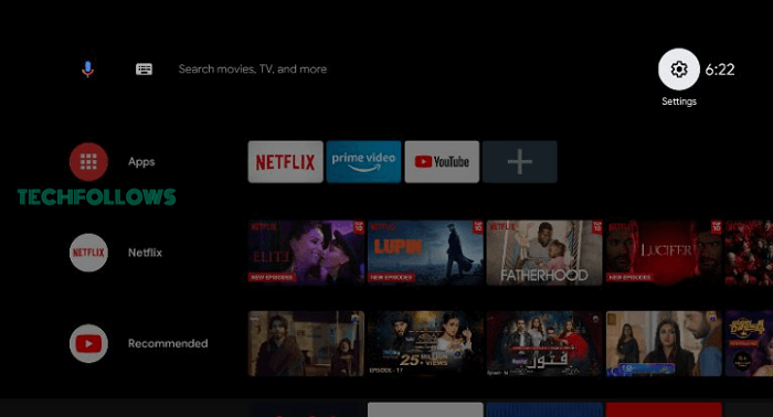 Click Apps on Samsung TV 