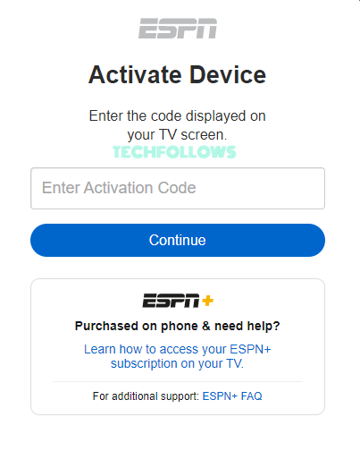 Activate ESPN