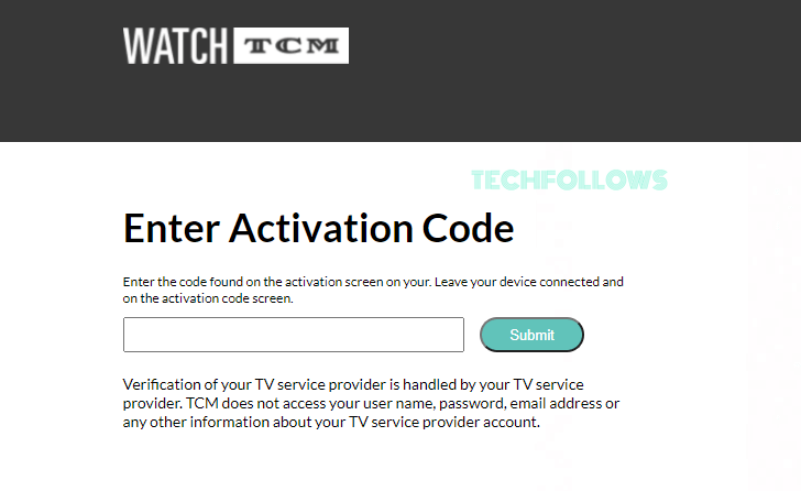 Enter TCM activation code