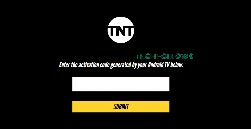 Enter the TNT code 