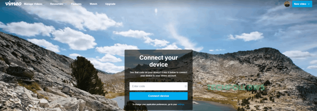 Activate Vimeo