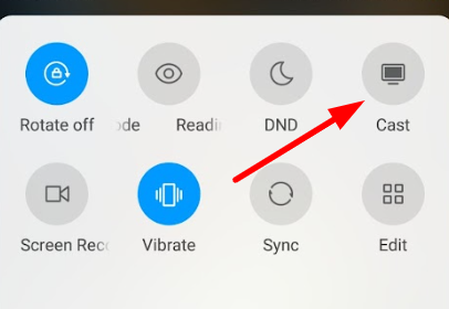 Click Cast icon and cast Chrome on your Samsung Smart TV