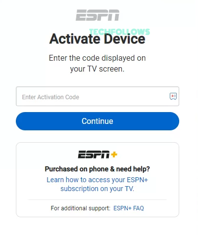Activate ESPN on PS5