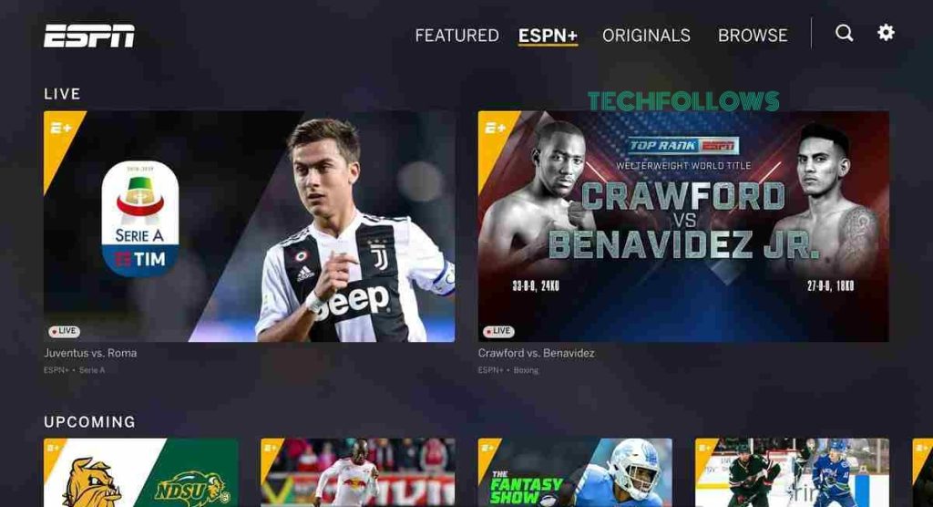 Stream ESPN on PS5