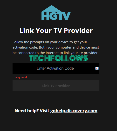 Activate HGTV on Apple TV 