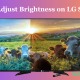 How to Adjust Brightness on LG TV