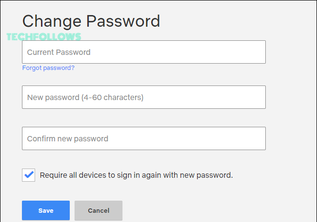 How to Change Netflix Password