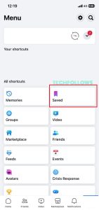 How to Find Saved Reels on Facebook website