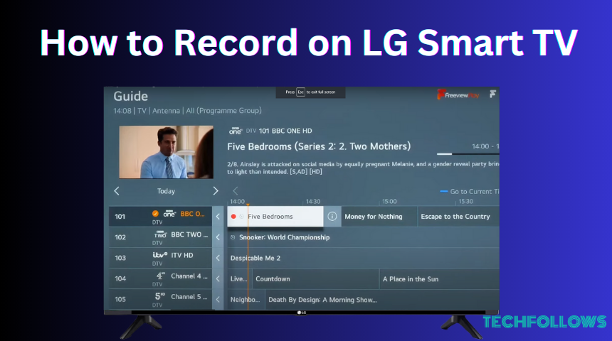 How to Record on LG Smart TV