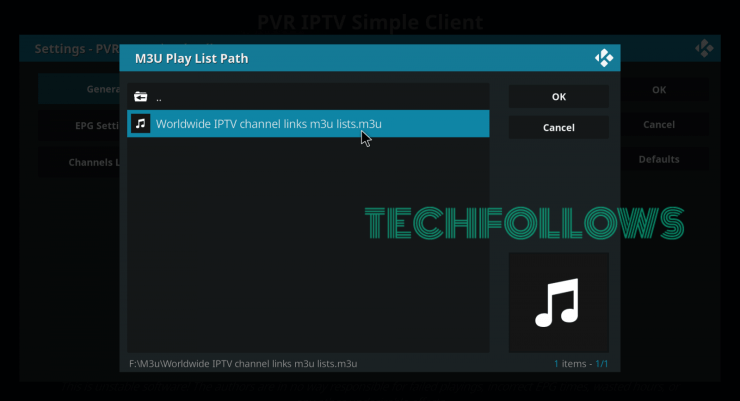 Choose your IPTV provider playlist