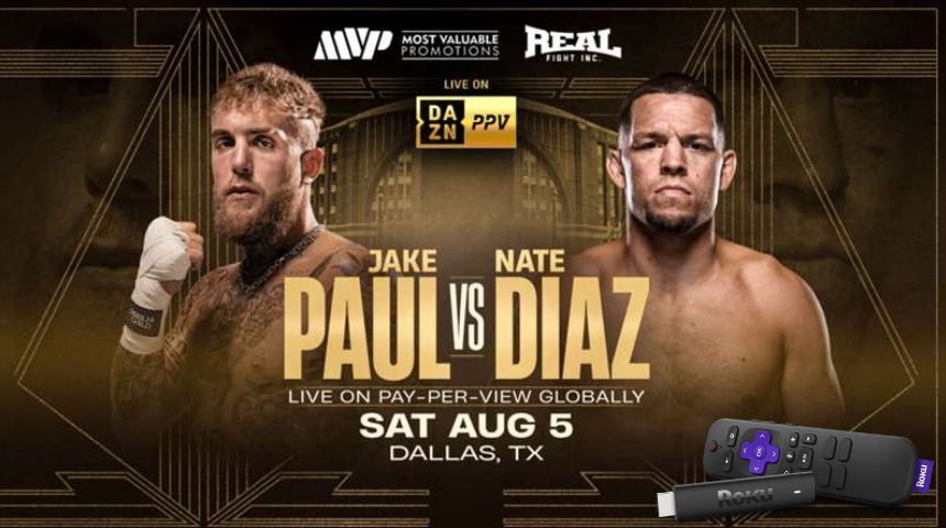 Jake Paul vs. Nate Diaz on Roku