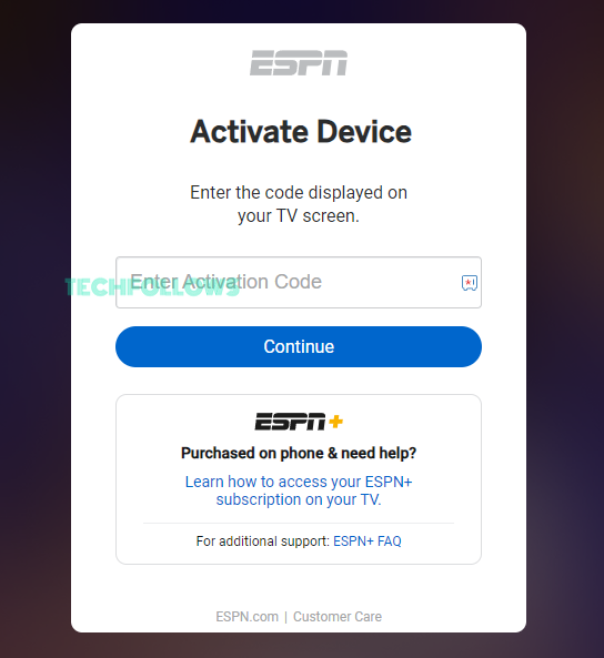 Activate ESPN Watch LaLiga on Samsung Smart TV