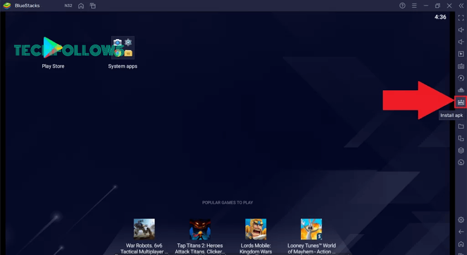 BlueStacks on PC