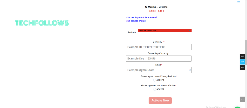 Choose Yearly or Lifetime