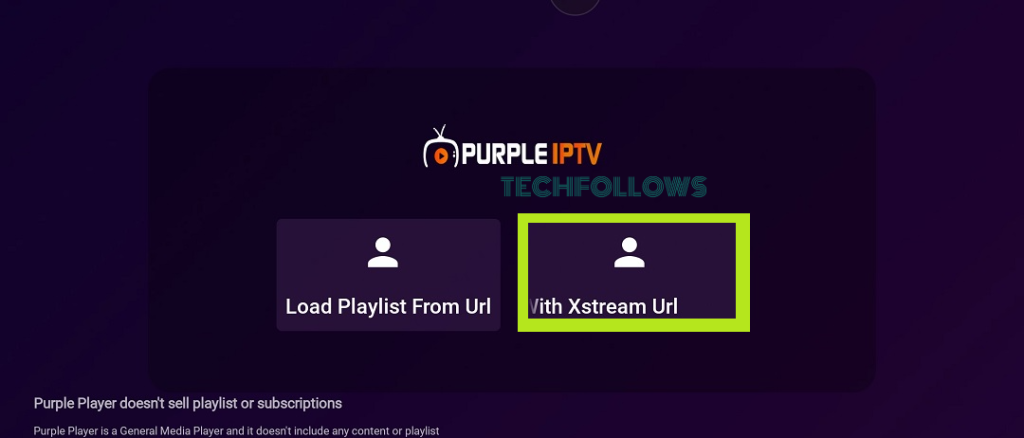 Choose a login method