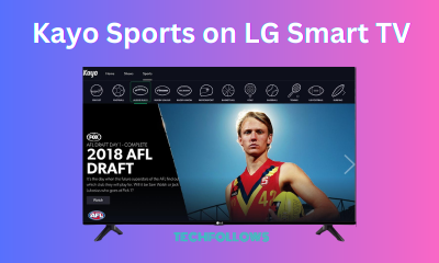 Kayo Sports on LG Smart TV