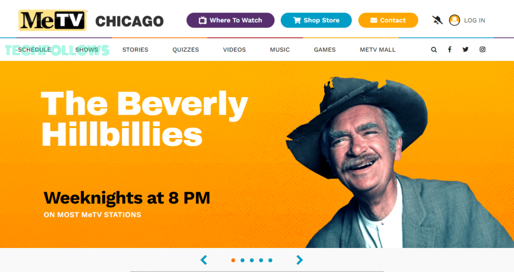MeTV website