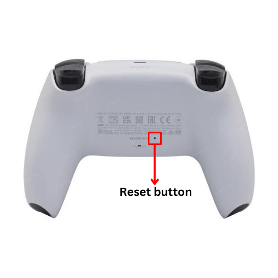 press and hold Reset button - PS5 Adaptive Triggers Not Working