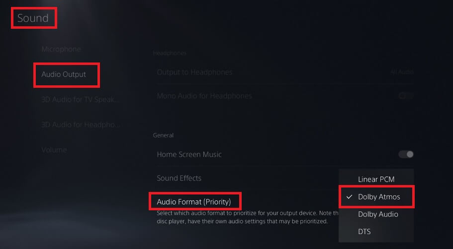 PS5 Beta Sign up- Dolby Atmos-enabled Audio
